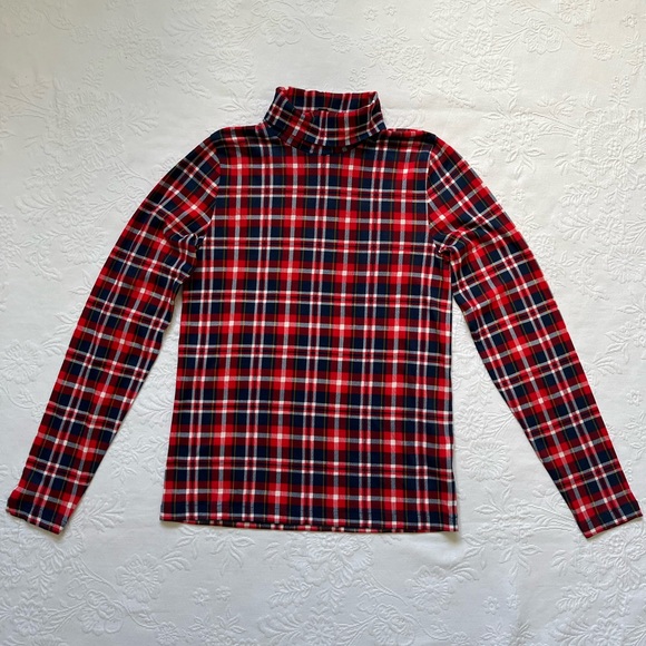 NWT J.Crew Tissue Turtleneck In Plaid Size M - Picture 12 of 12